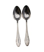 2 Vintage Wellner Germany Silverplate Soup Spoon 53161 Spoons - $39.60