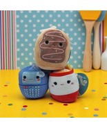 Squishmallow Crinkle Squeaky Dog Toys Deja Tadita Raisy Brand New  - $27.71