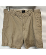 J.Crew Khaki Shorts Men&#39;s Gramercy Chino Beige Tan Golf 100 % Cotton 35 W - $24.38 CAD