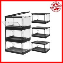 Durable Clear Craft Containers - 3-Pack Stackable Storage Bins for Every... - $72.74