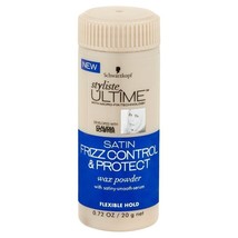 Schwarzkopt Styliste Ultime Satin Frizz Control and Protect, Wax Powder New - £13.66 GBP