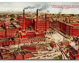Annheuser Busch Plant Buildings St Louis Missouri MO UNP DB Postcard P20 - $4.90