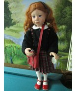 1980s JULIE GOOD-KRUGER TESS  DOLL 20&quot; NEW CERTIFICATES RED HAIR SCHOOL BAG - $288.39 CAD