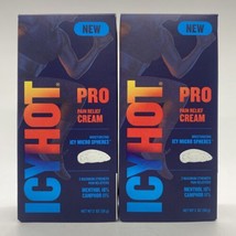 2 Pack - Icy Hot Pro Pain Relief Cream Moisturizing Spheres, 2 oz ea, Ex... - £12.69 GBP