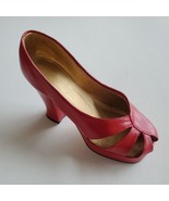 Just The Right Shoe By Raine Ravishing Red Pump Heel 25002 1999 - $9.49