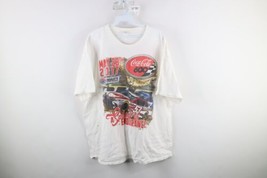Y2K NASCAR Mens 2XL Distressed Spell Out Charlotte Motor Speedway Racing T-Shirt - £23.29 GBP