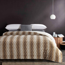 SANDSTONE HILLS Faux Fur Soft Luxury Filled KING SIZE Sherpa Bed Blanket 87"x95"