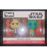 Funko Vynl Star Wars Han Solo + Greedo Vinyl Bobble-Heads - $12.82