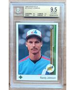 1989 Upper Deck #25 Randy Johnson Rookie RC BGS 9.5 Gem Mint HOF  - $1,416.53 MXN