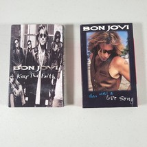 Bon Jovi Cassette Singles Lot of 2 This Aint A Love Song and Keep the Faith - £8.66 GBP