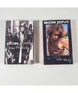 Bon Jovi Cassette Singles Lot of 2 This Aint A Love Song and Keep the Faith - £8.68 GBP