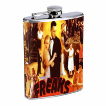 Freaks Circus Sideshow Poster Flask 8oz Stainless Steel D-539 - £11.64 GBP