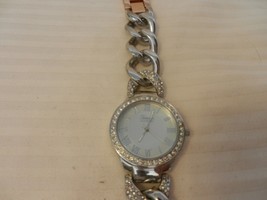 Geneva Platinum #4799 Women&#39;s Jeweled Watch Silver Color - $45.00