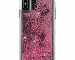 Case-Mate iPhone X Rose Gold Waterfall Clear Plastic Protective Phone Ca... - $7.50