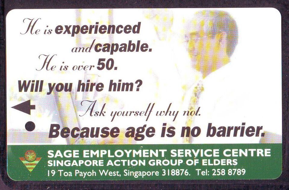 Sage Employment Service Centre S&#39;pore TransitLink Train/Bus Card - $14.00