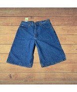 Vintage Jordache Jean Shorts Mens Size 33 Blue 10.5” Inseam NWT Deadstoc... - $25.20