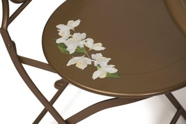 Harbor Gardens ZT17140607 Rust Bistro Portland Table &amp; Chairs Set - £203.89 GBP