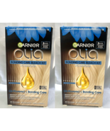 2x Garnier Olia Oil Powered Bleach No Ammonia B+++ Bleached Blonde Extreme - $296.89 MXN