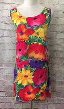 Vintage Mark Farrel 80’s Set Crop Top Sarong Skirt Floral Juniors 13/14 Rayon - £22.63 GBP