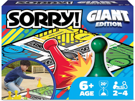 Giant SORRY Classic Family Board Game Indoor Outdoor Retro Party Activity 6 &amp; up - £23.93 GBP