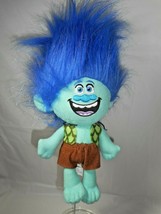 DreamWorks Trolls plush doll stuffed Happy Branch blue hair 13 Inch 2017... - £15.71 GBP
