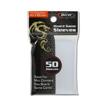 50 BCW Board Game Sleeves - Mini Chimera (43MM x 65MM) - £4.58 GBP