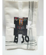 8pc Cynthia Rowley Halloween BOO Fabric Cloth Napkins - $601.48 MXN