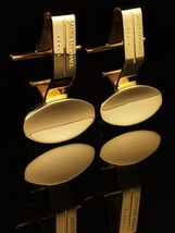 James Michael Gold Plated Cigar Ashtray Rests -New-Made in France image 8