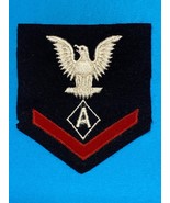 WWII, U.S.N.  3rd CLASS, ATHLETIC INSTRUCTOR, RATE, RED ON BLUE, DATED 1943 - €12,82 EUR