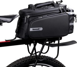 Huntvp Bicycle Pannier Bag Rear Seat Bag Saddle Bag Bicycle Commuter Bag - £61.18 GBP