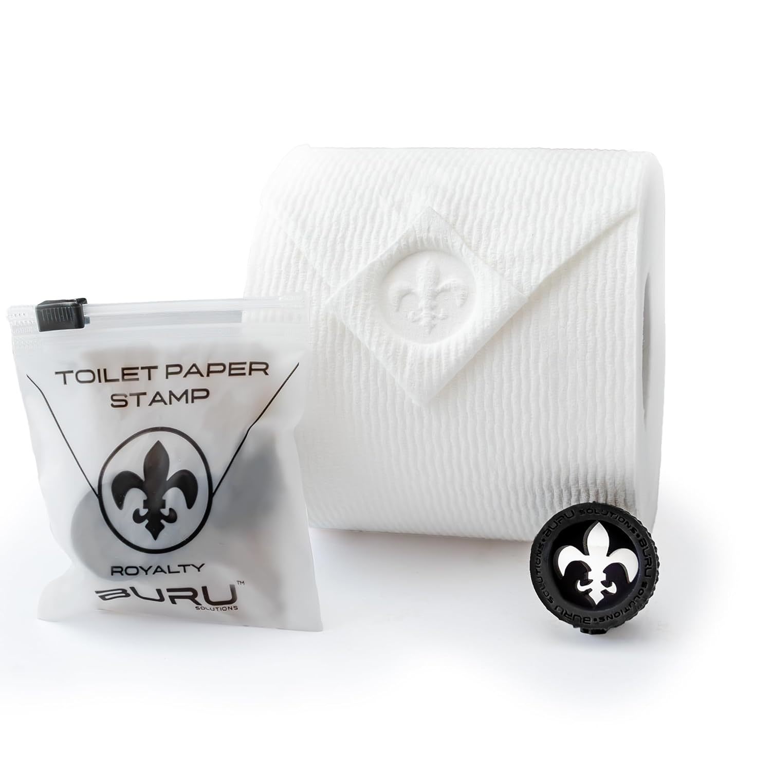 Toilet Paper Stamp Royalty (Fleur De Lis) - Add A Unique Personal Touch To Your