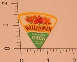 Vintage Wallflower Processed Cheese Label  - $3.95
