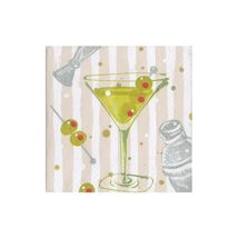 Caspari Speakeasy Cocktail Napkins - 20 Per Package - $25.65