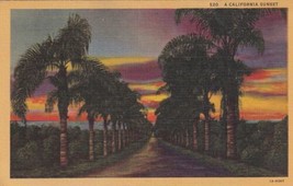 California Sunset CA Postcard B22 - £2.36 GBP