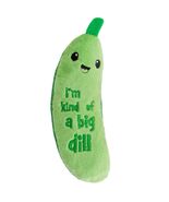 Catstages Crunchy Pickle Kicker Cat Toy with Catnip Dental Mesh Green - $166.91 MXN