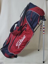 Titleist US Flag Stand Carry Golf Bag  Navy/Red/White 6 Top Divider - $69.29