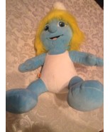 Build A Bear Smurfette 18 inch blue plush stuffed holiday New  - £20.44 GBP