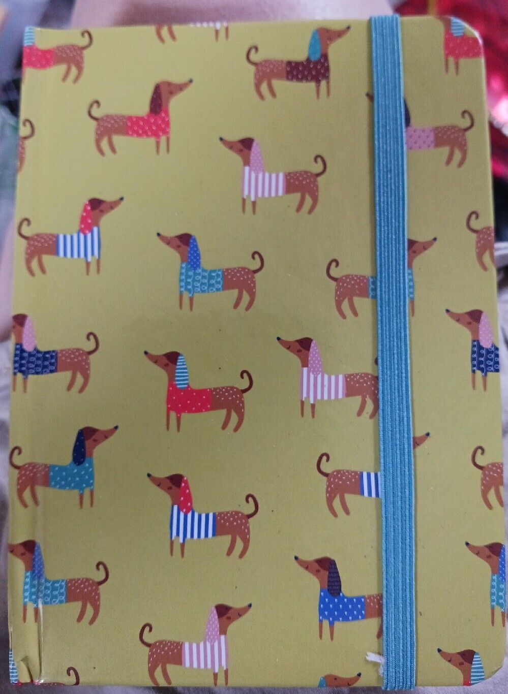 Hardback Dauchshund Theme Pocket Notebook Small Journal  4 X 6 New 80 Sh... - $3.96