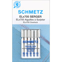Schmetz ELX705 Serger Needles-Sizes 12/80 (2), 14/90 (3)  - $43.48
