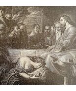 Mary Anointing Feet Of Jesus Christ 1888 Victorian Religious Art Print D... - €30,07 EUR