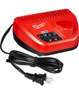 Charge A 12 Volt Lithium Ion Battery With The Milwaukee Genuine Oem, Red. - $42.99