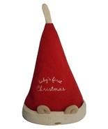 Baby&#39;s First Christmas Hat Bear Ears Child of Mine Carter&#39;s Red Brown 1 ... - $185.02 MXN