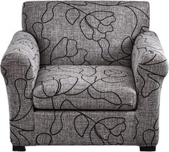 Krfoonn 2 Piece Chair Covers Printed Sofa Covers Couch Covers, Armchair, 52 - £33.39 GBP