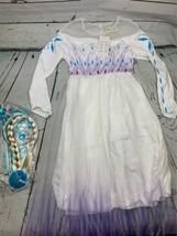 Snow Queen Costume White Ice Princess Fancy Dress Birthday Party 2 to 3T - £19.04 GBP