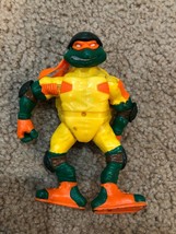 TMNT Thrashin&#39; Mike 2003 Ninja Turtles Action Figure Michelangelo Playmates - £7.55 GBP