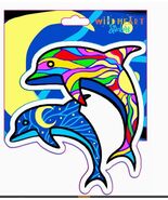 Mosaic Dolphins Outside  Window Sticker   Car Decal - €5,17 EUR