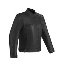 Men&#39;s Cowhide Premium Leather Scooter Jacket with Conceal Carry - 715455 - $156.00+