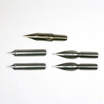 Esterbrook Nibs 5 Piece Set Vintage Calligraphy Pen Tips 313 788 048 USA... - $274.01 MXN