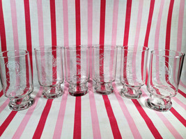 Swell 1970&#39;s Avon Decades of Fashion Embossed 6pc Glassware Set Eras of ... - £19.18 GBP