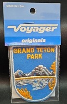 Vintage Voyager Grand Teton Park Embroidered Sew On Patch Originals Series Usa - £12.50 GBP